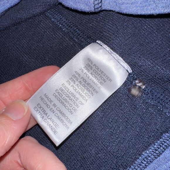 Tommy Bahama Shirt Mens XL Blue Long Sleeve Crew Neck Pullover Sweater - Picture 5 of 6